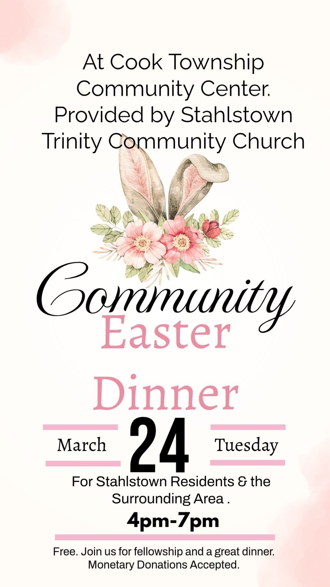 community easter dinner